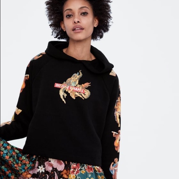 Zara Sistine Chapel Hoodie Sweatshirt 